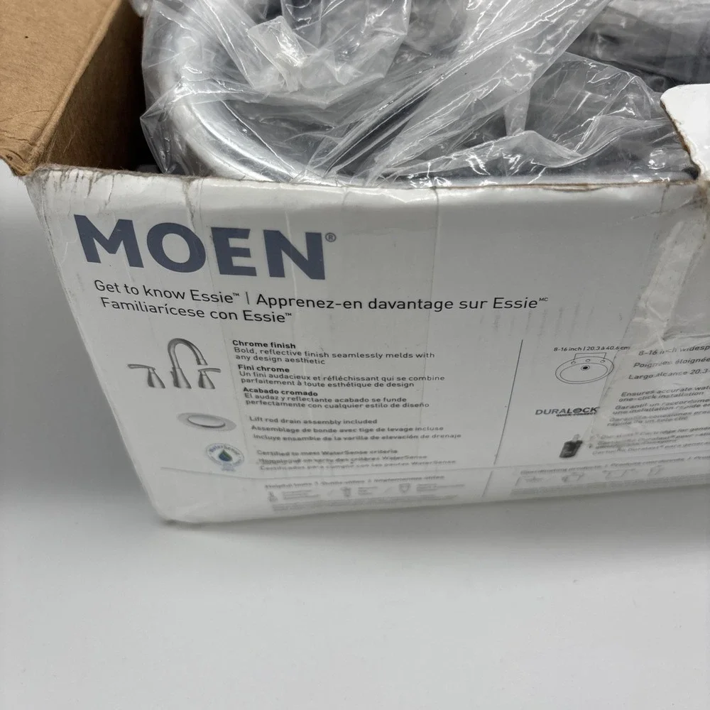 MOEN Essie 84716  High-Arc Widespread Chrome Bathroom Faucet
